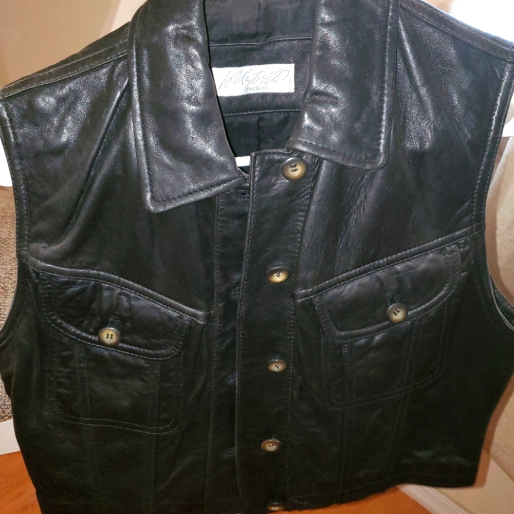 Lord & Taylor Vintage Leather Vest